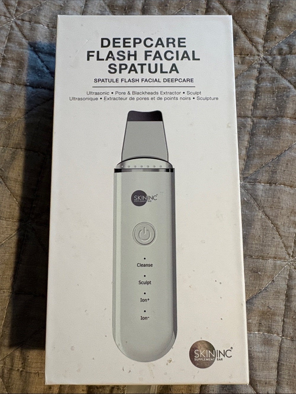 Skininc Deepcare Flash Facial Spatula - White